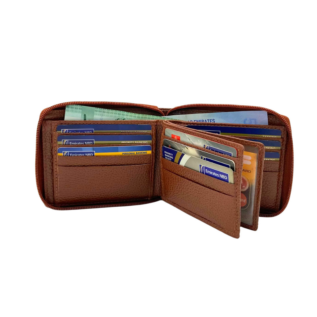 Pebble Texture 8 Card Billfold Wallet # 983Z