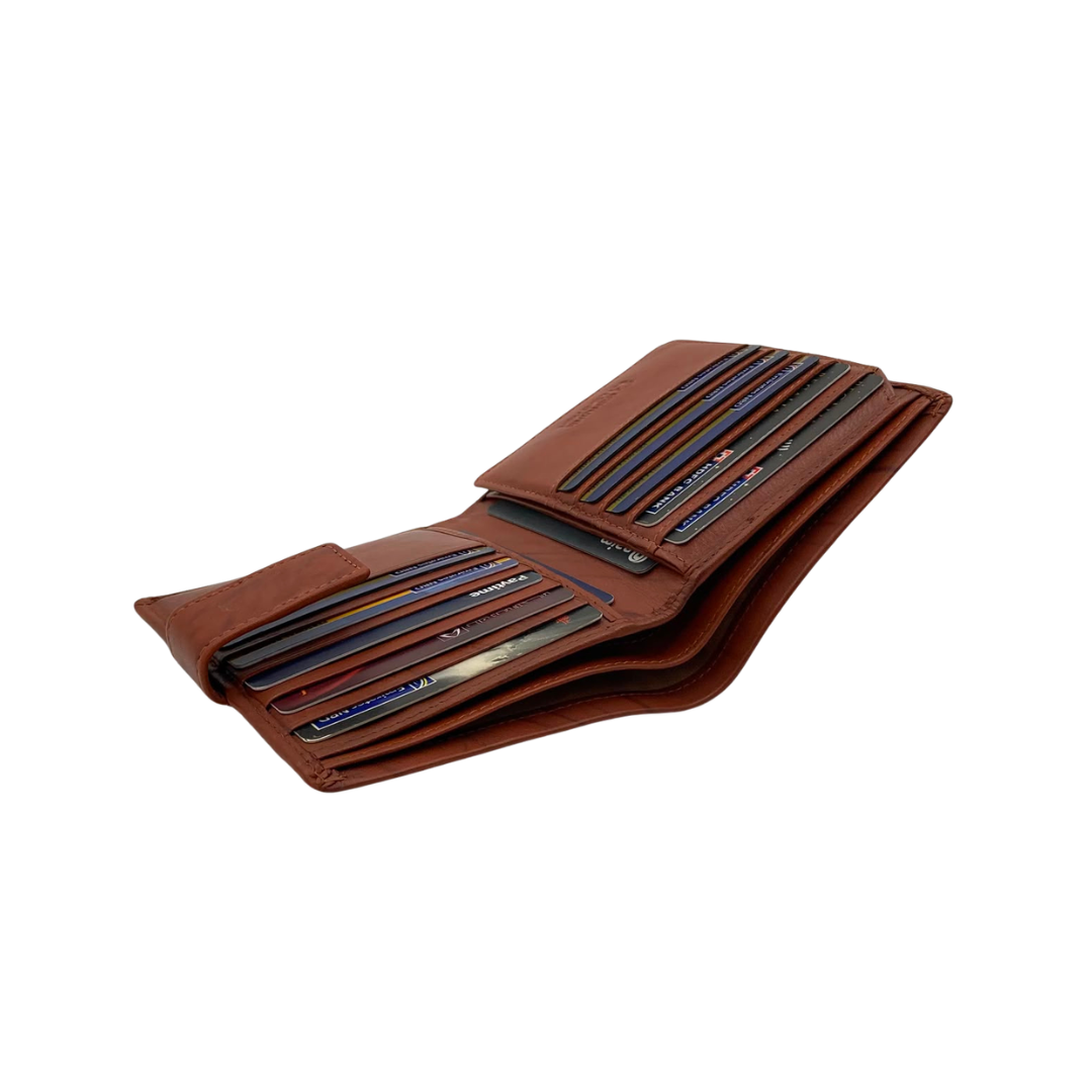 Standing Mens Collection Bi-Fold Wallet # 4075L