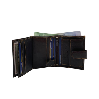 Standing Mens Collection Bi-Fold Wallet # 1229L