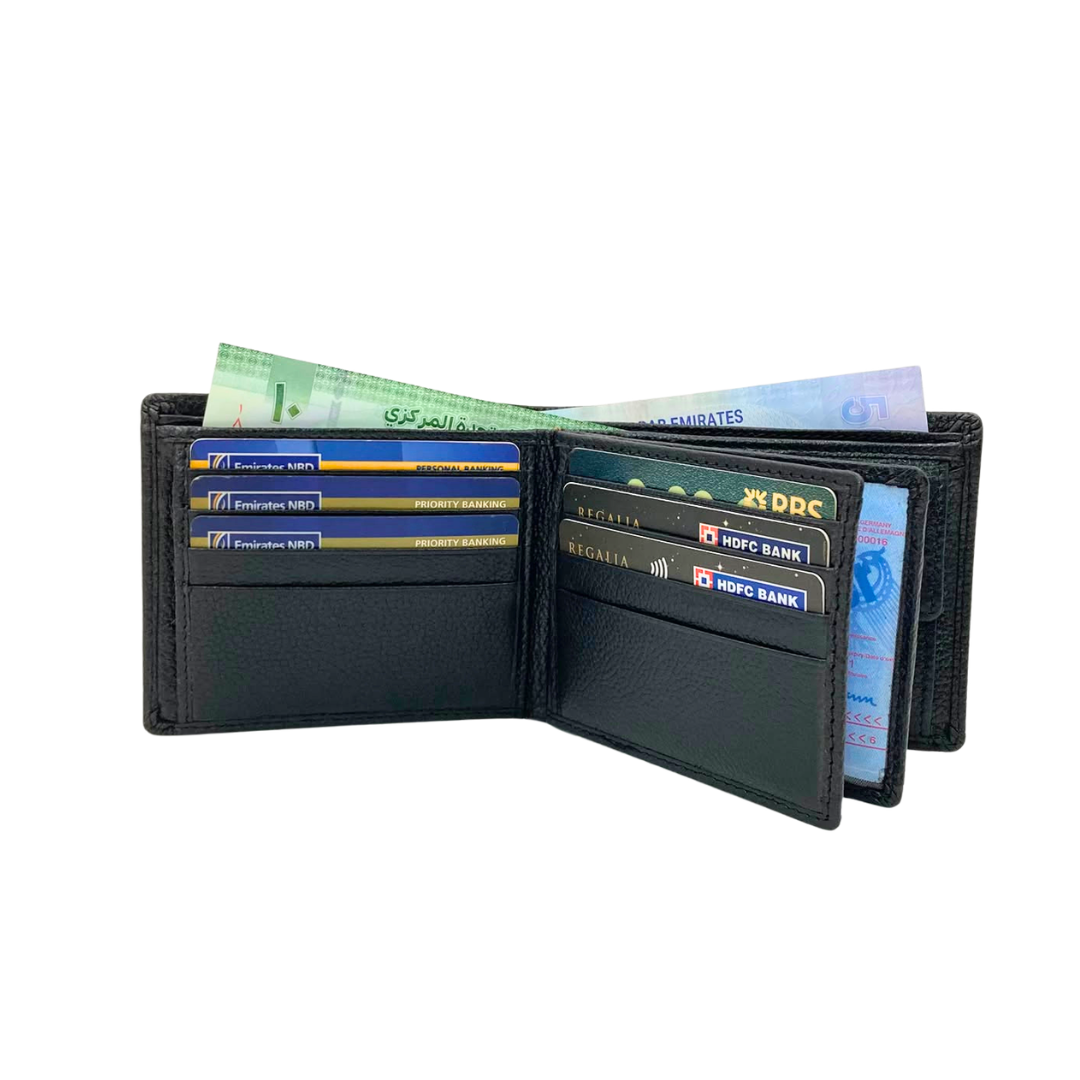 Pebble Texture 8 Card Billfold Wallet # 983C
