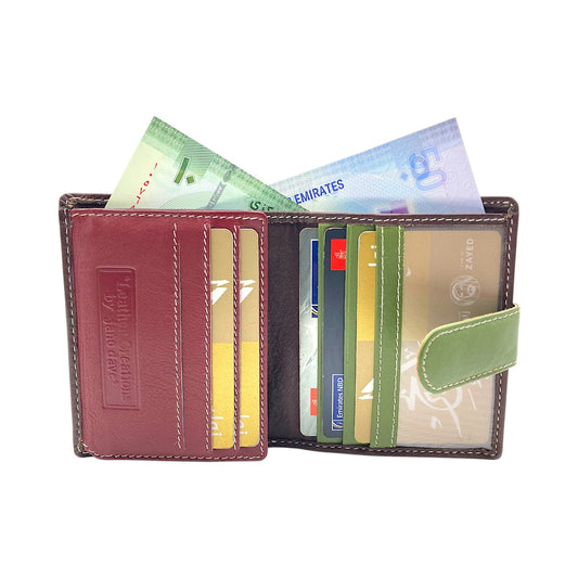 Women's Multi-Color Leather Wallet t # JD1126