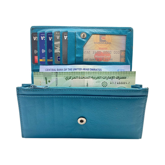 Women's Multipurpose Leather Wallet  # 1089