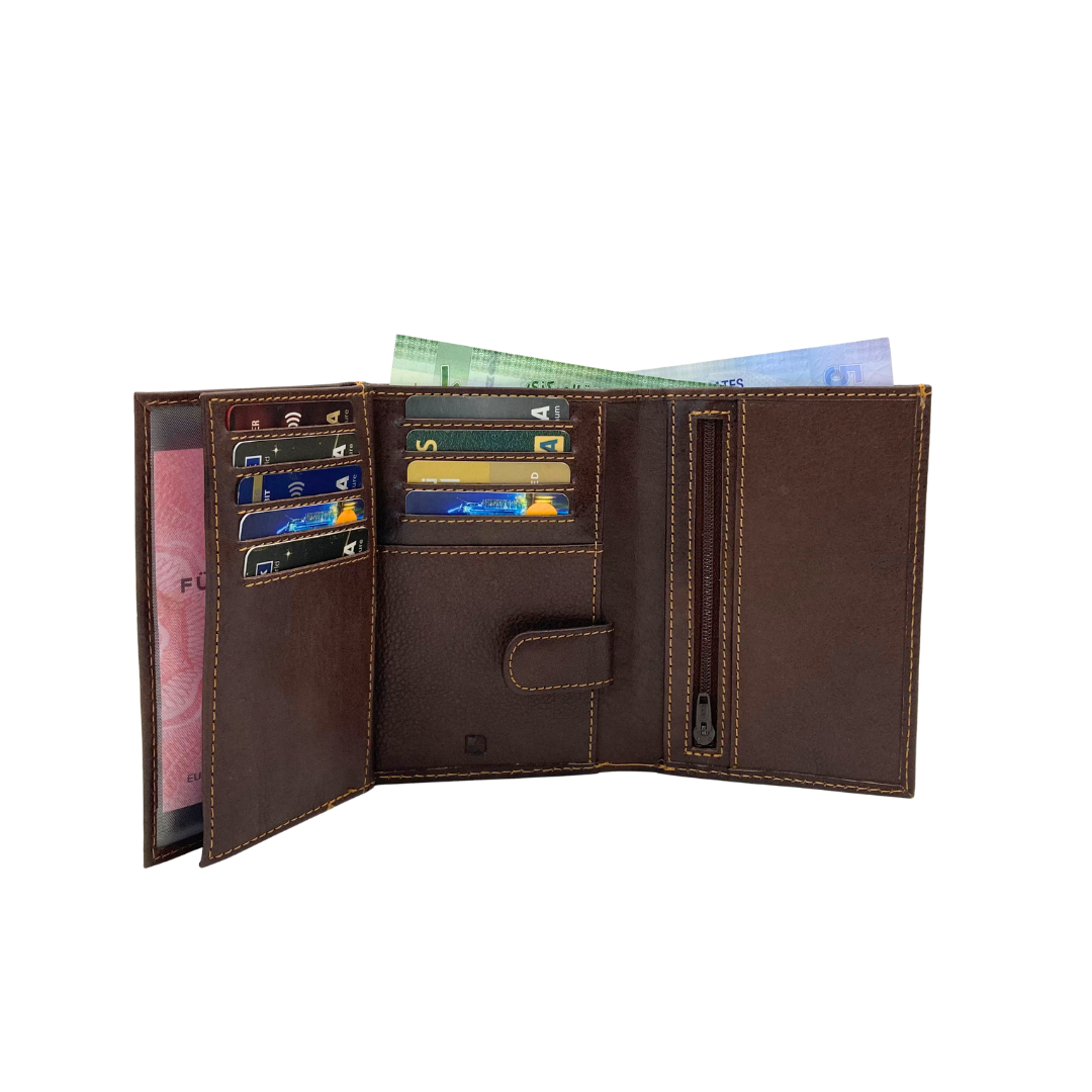 Shield Collection Bi-Fold RFID Wallet # 4102S