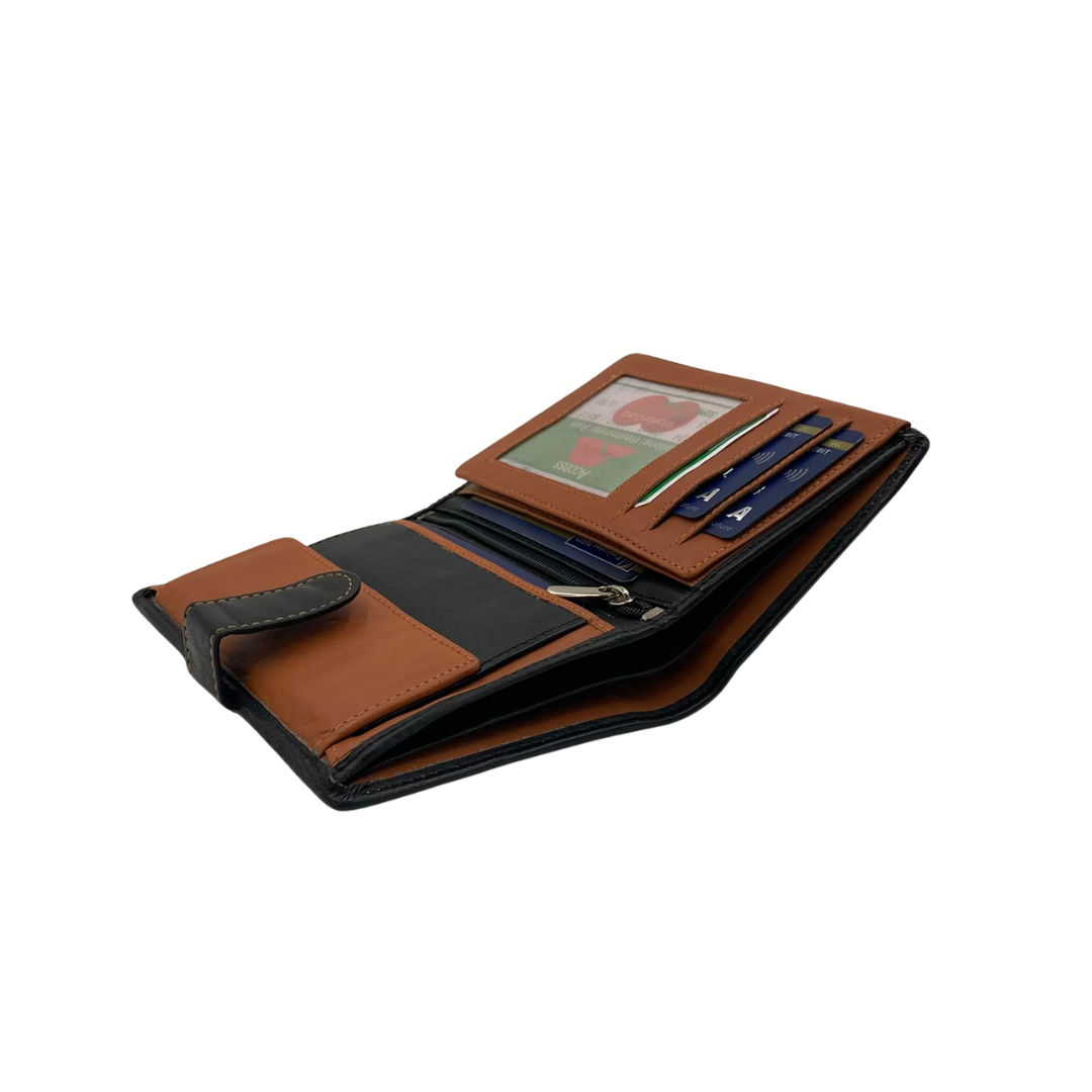 Standing Mens Collection Bi-Fold Wallet # 4020L