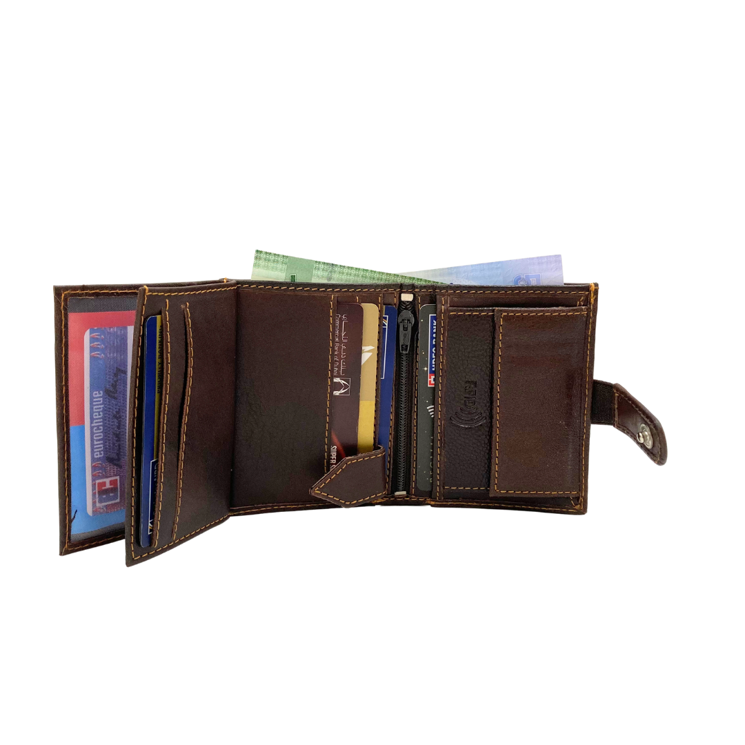 Shield Collection Bi-Fold RFID Wallet # 1229L