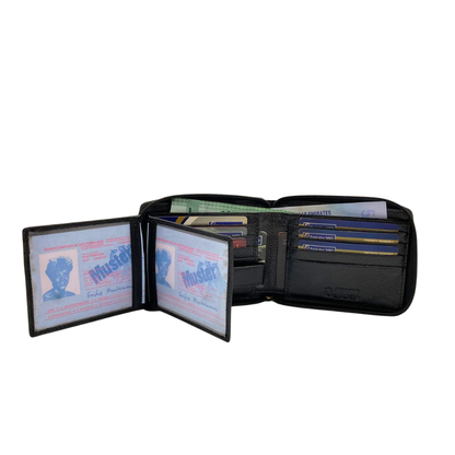 Pebble Texture 8 Card Billfold Wallet # 1013Z