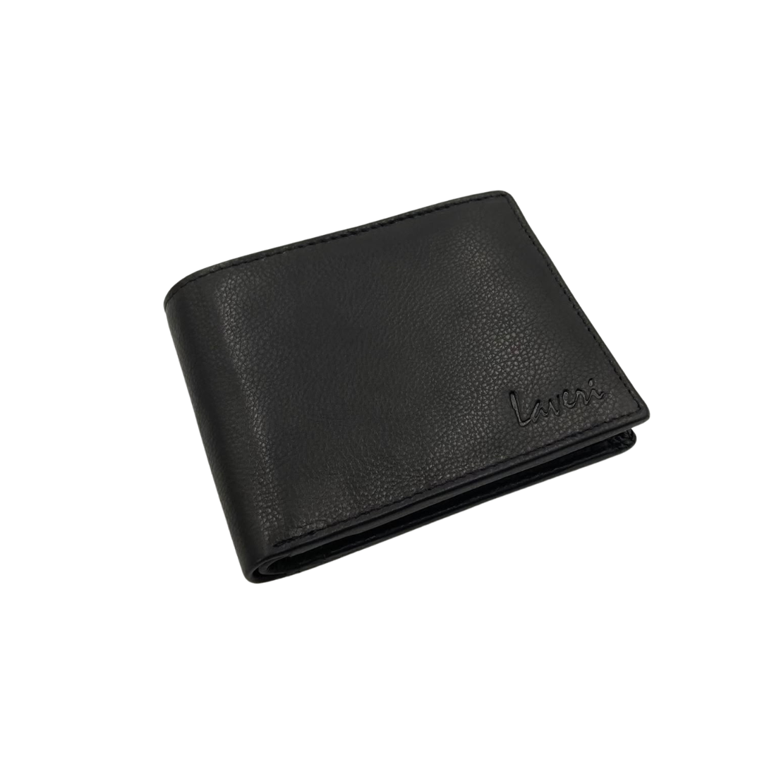 Mens Genuine Leather Mens wallet Leather Lined Bi fold Wallet For Men # 1250C