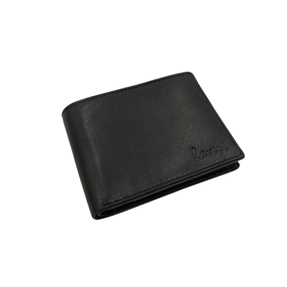 Mens Genuine Leather Mens wallet Leather Lined Bi fold Wallet For Men # 1250C