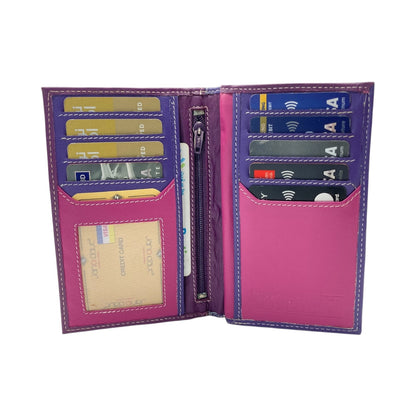 Women's Multi-Color Leather Wallet # JD1087/MA-105
