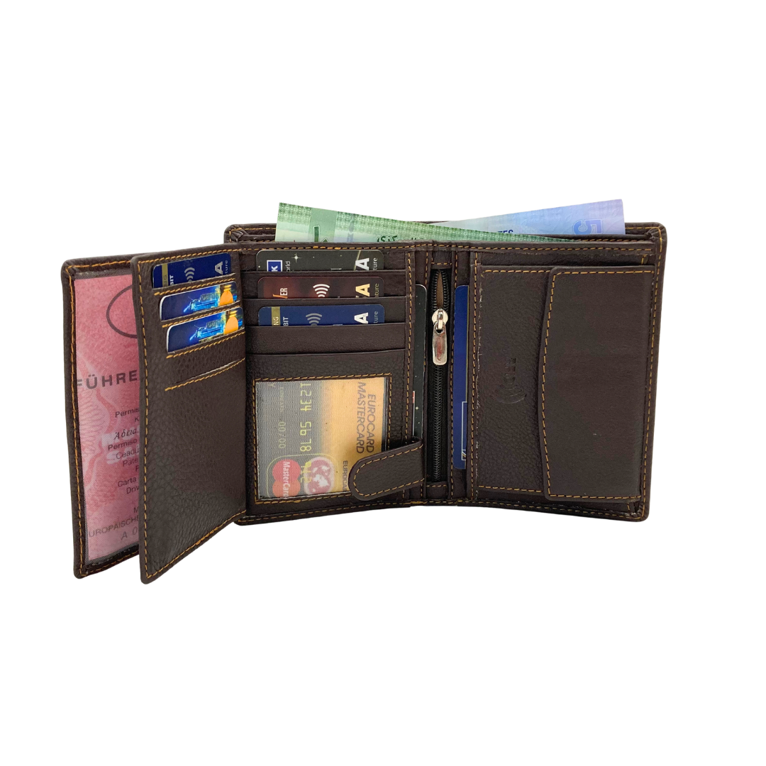 Shield Collection Bi-Fold RFID Wallet # 4253C