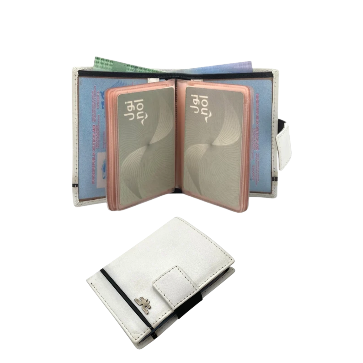 Compact Multiple Cards  & Cash Wallet # 1865NM [EL.LOOP]