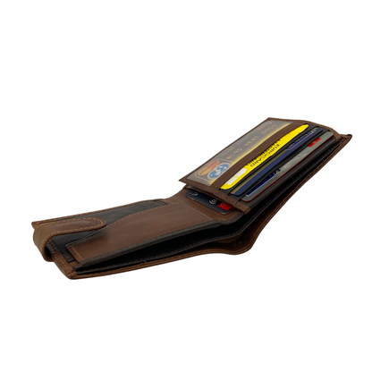Antq, Smooth Leather Wallet With Inside Leather Lining # 1981CL