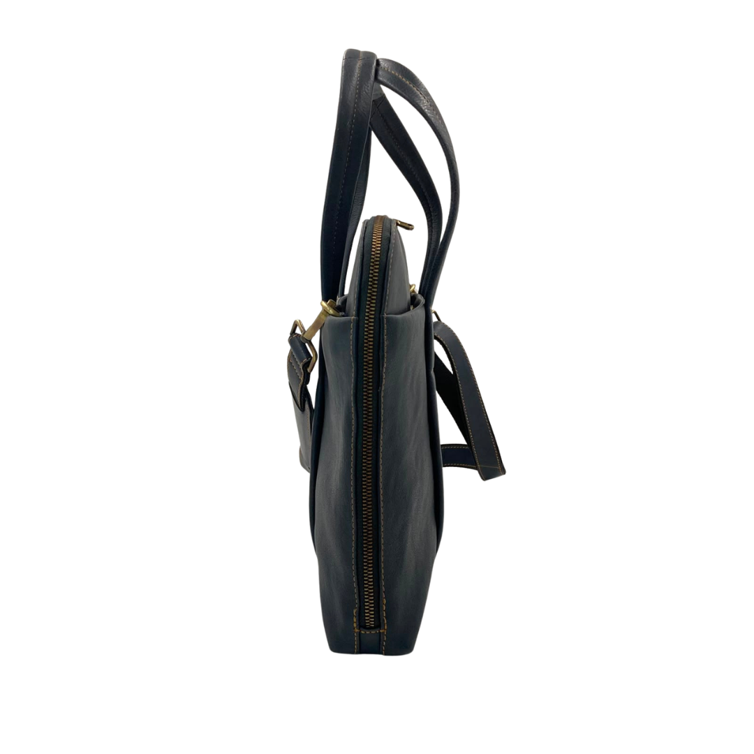 Expandable Leather Laptop Organiser Premium  # 2920