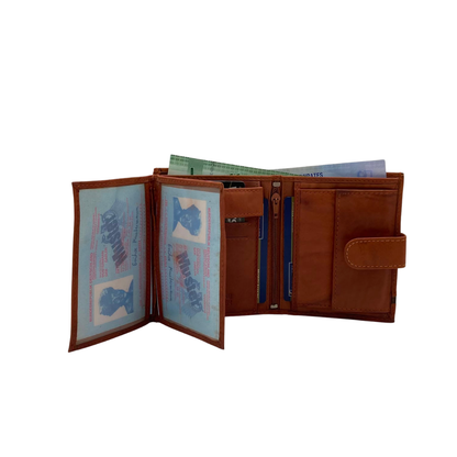Standing Mens Collection Bi-Fold Wallet # 621CL