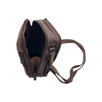 Leather Crossbody/Messenger Bag # 2297S