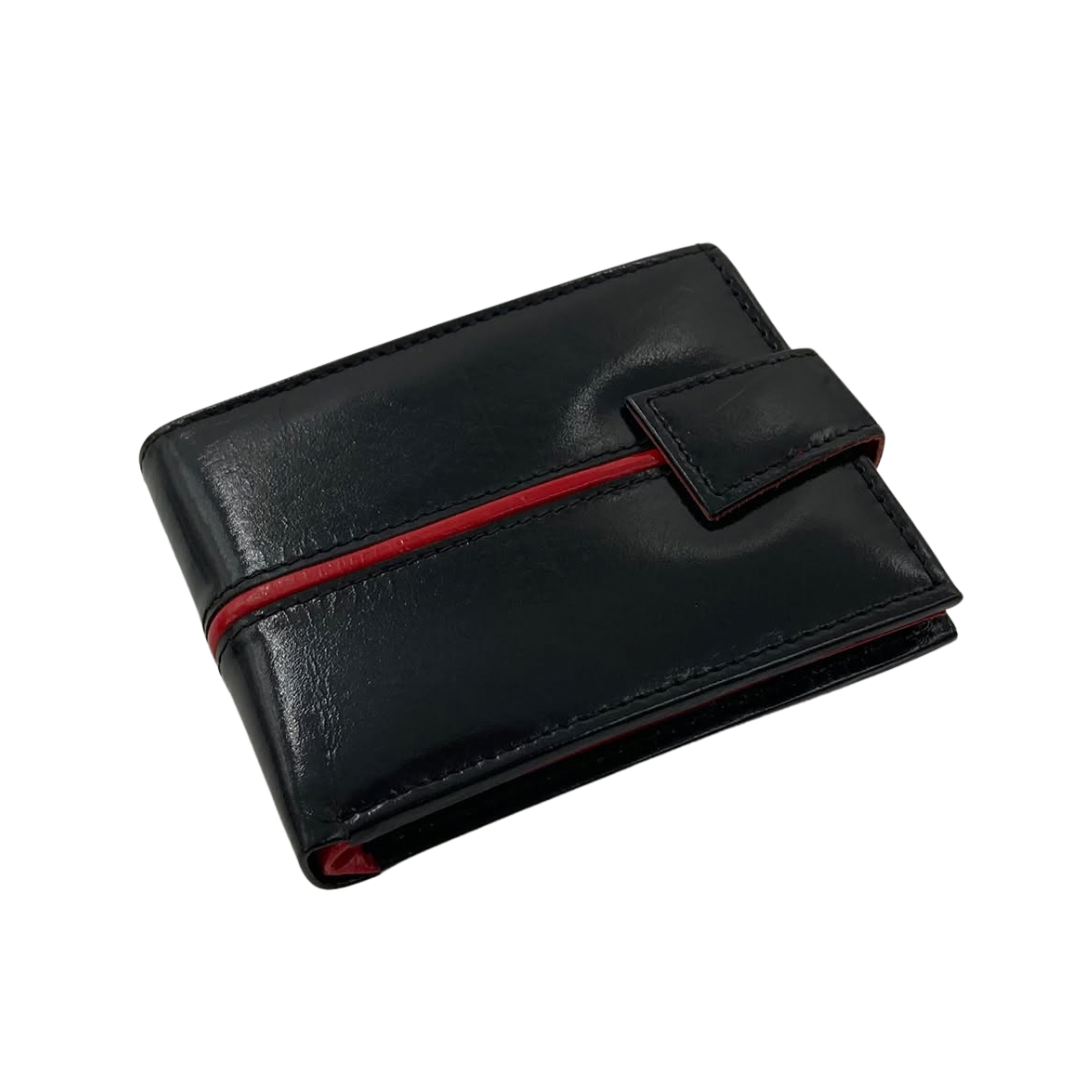 Classic Men's Waterproof Bifold Leather Wallet with Flip ID Window # 892L (C.L.)