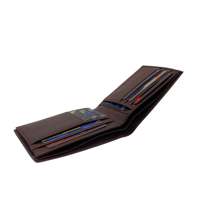 Antq, Smooth Leather Wallet With Inside Leather Lining # JD-1823
