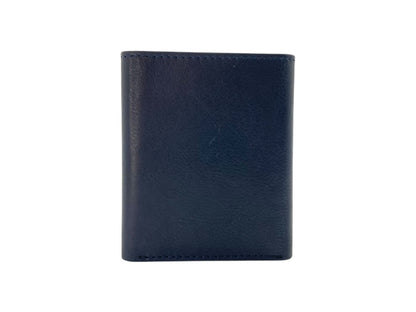 VacaPelle 8-10 Cards Trifold Genuine Leather Wallet # 4699