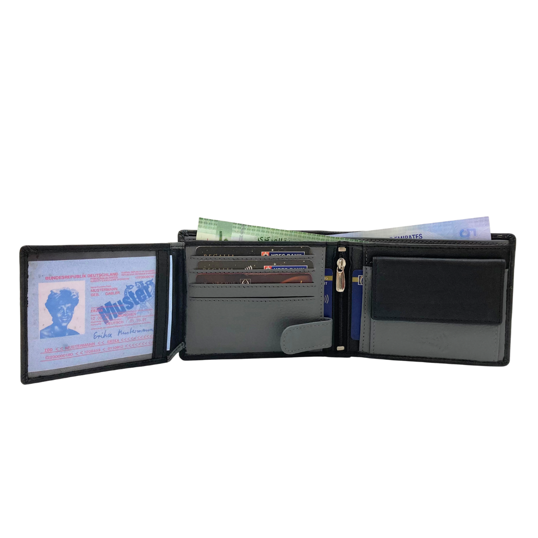 Shield Collection Bi-Fold RFID Wallet # 4021C