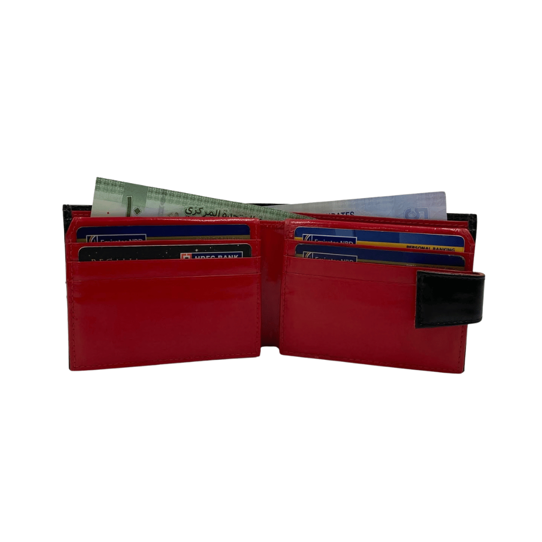 Classic Men's Waterproof Bifold Leather Wallet with Flip ID Window #1729 L (C.L.)