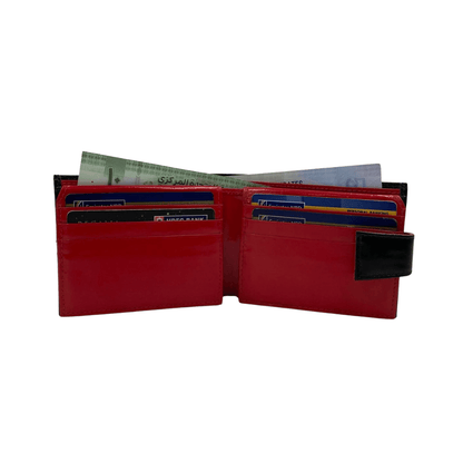 Classic Men's Waterproof Bifold Leather Wallet with Flip ID Window #1729 L (C.L.)
