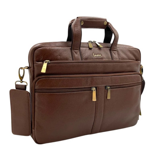 Explorer Premium Big Leather Laptop Bag #2888