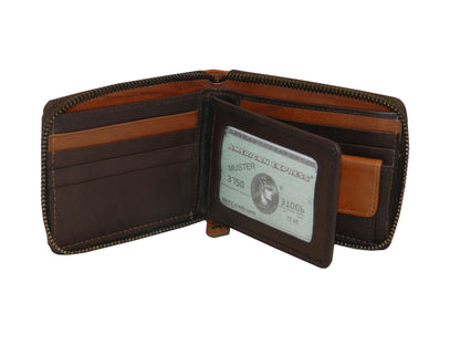 ZipVault 12 Card Full Zip Wallet #4094Z