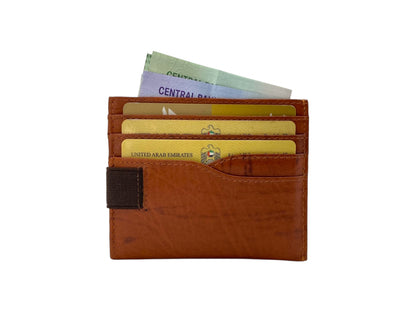 Slim Card Case & Cash Wallet Compact Size # 4257BL