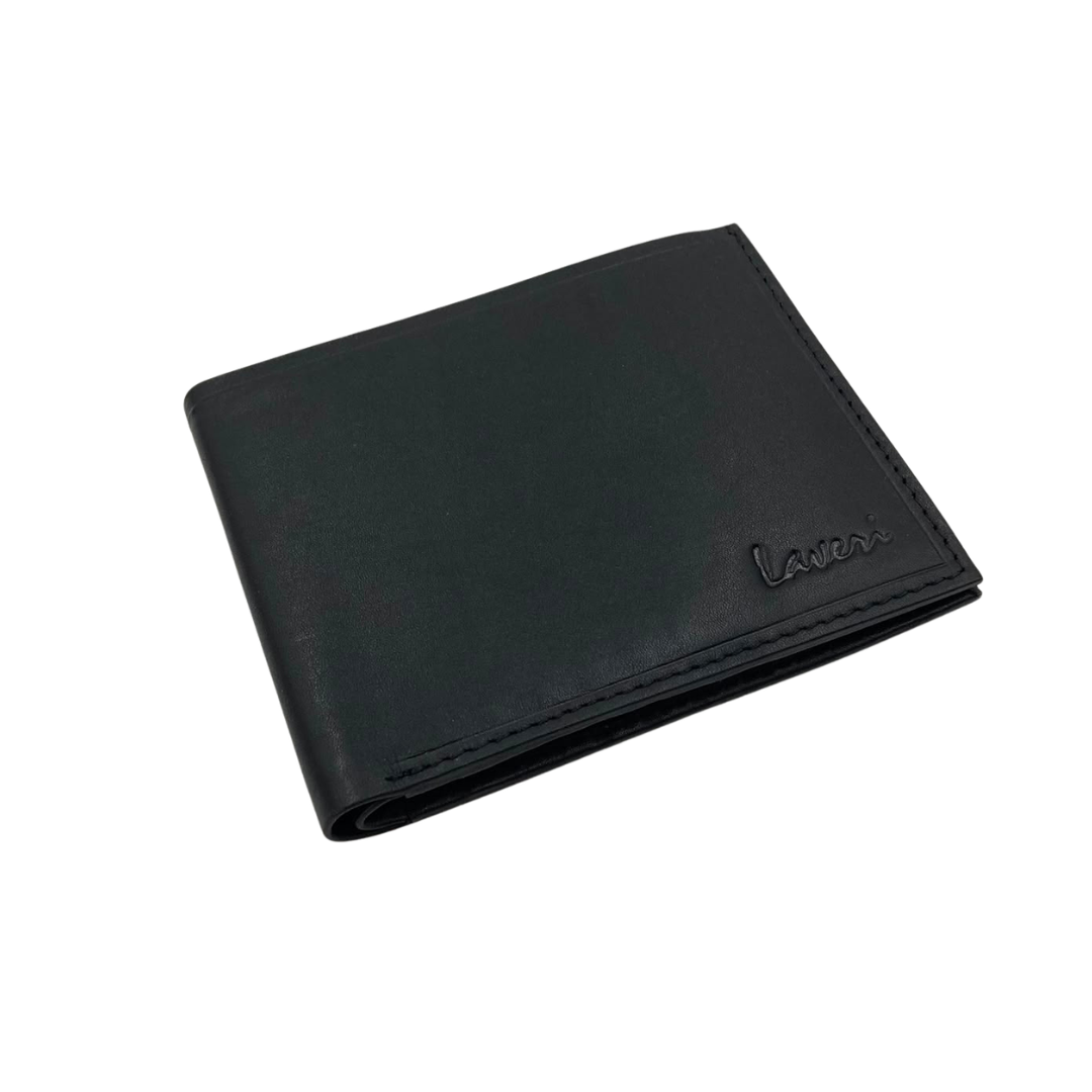 Mens Genuine Leather Mens wallet Leather Lined Bi fold Wallet For Men # 797A