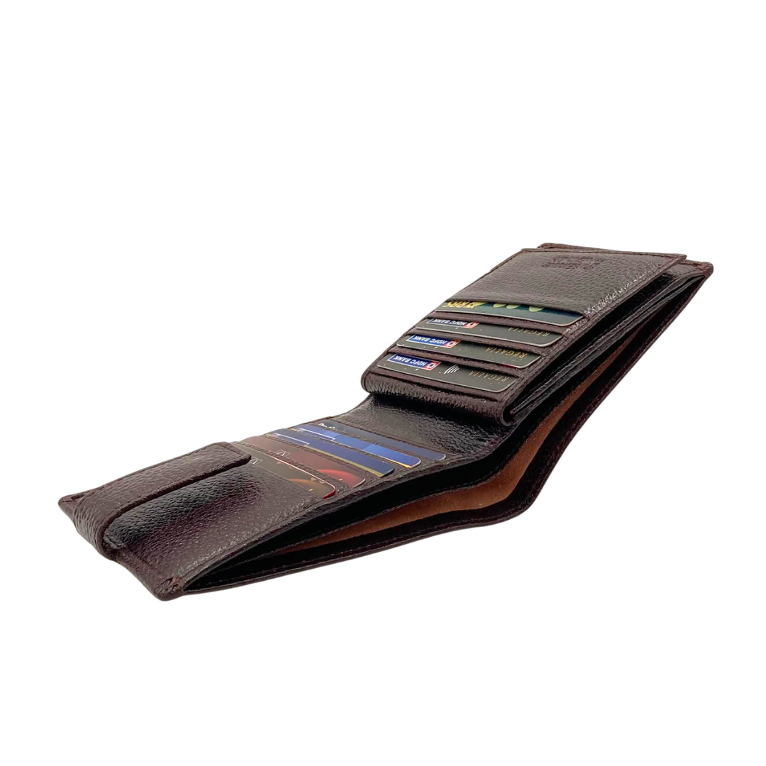 Pebble Texture 8 Card Billfold Wallet # 1888L