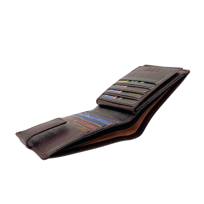 Pebble Texture 8 Card Billfold Wallet # 1888L