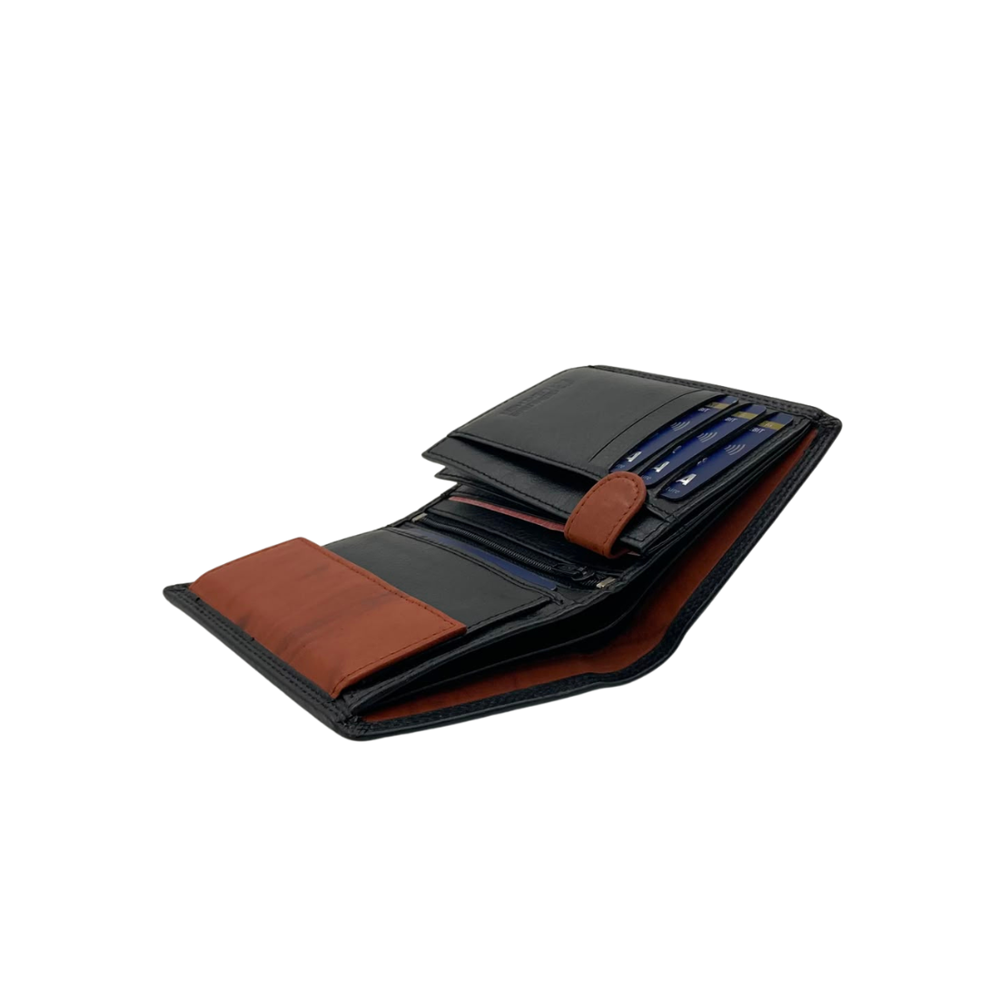 Standing Mens Collection Bi-Fold Wallet # 1517