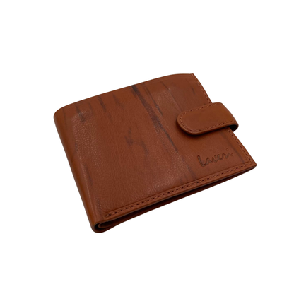 Mens Genuine Leather Mens wallet Leather Lined Bi fold Wallet For Men # 797FCL