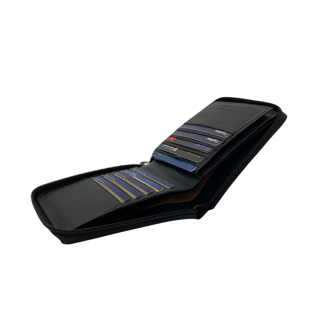 Fullzip leather mens Wallet #1888Z