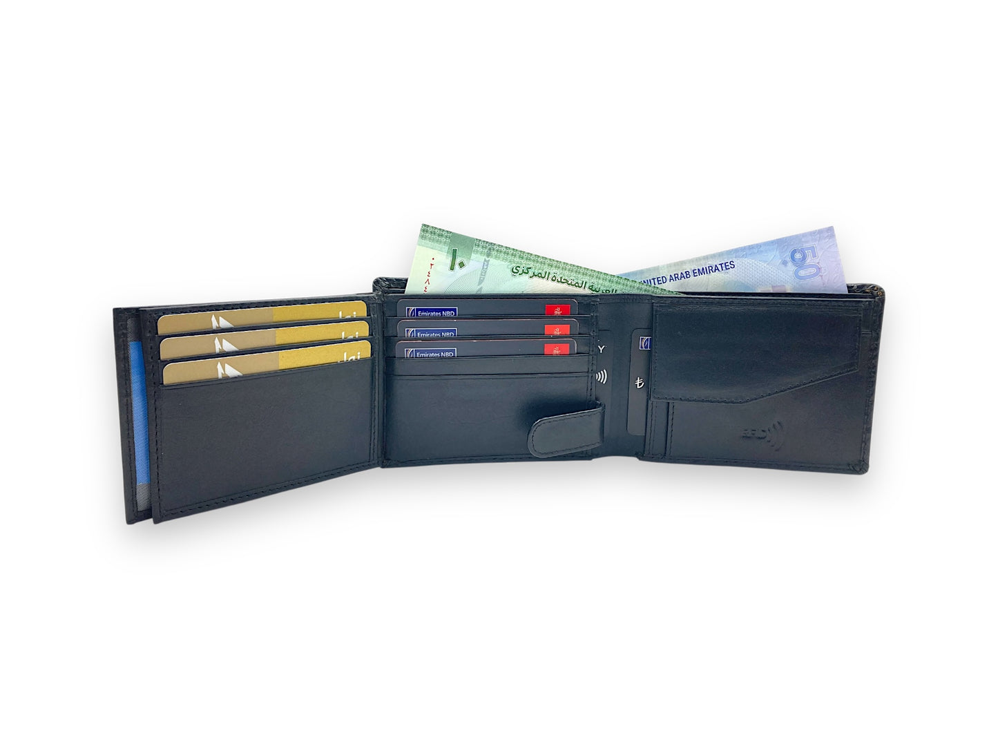 VIP - RFID Maximum Card & Coin Billfold Wallet, Men's Wallet # 1013CP