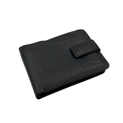 Mens Genuine Leather Mens wallet Leather Lined Bi fold Wallet For Men # 4094L
