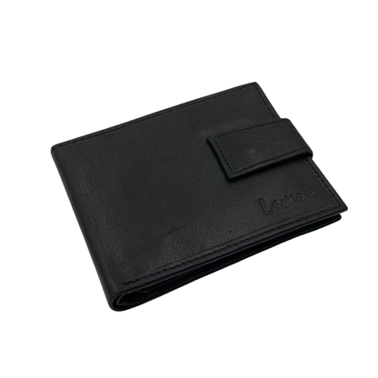 Mens Genuine Leather Mens wallet Leather Lined Bi fold Wallet For Men # 1326L
