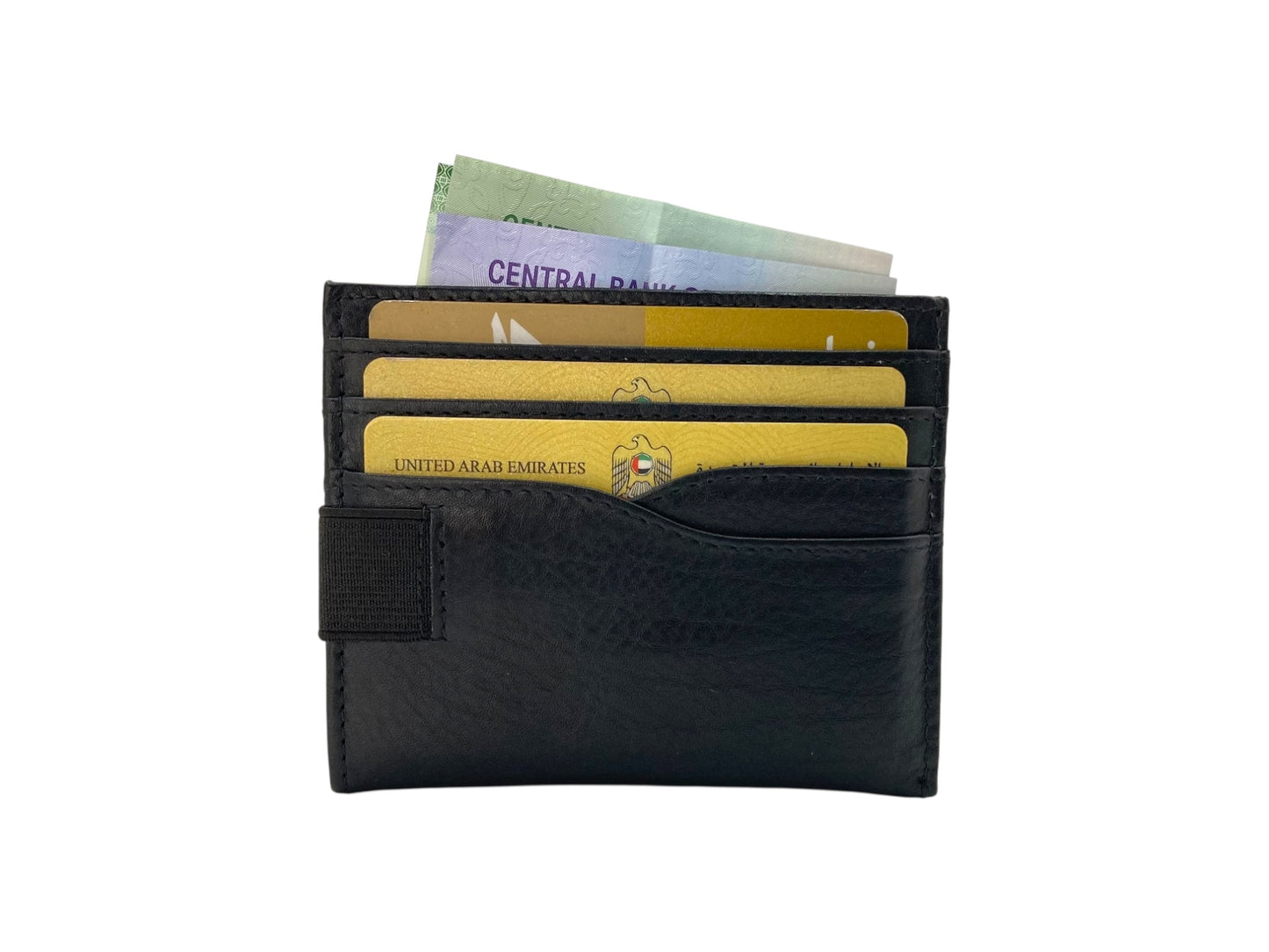 Slim Card Case & Cash Wallet Compact Size # 4257BL