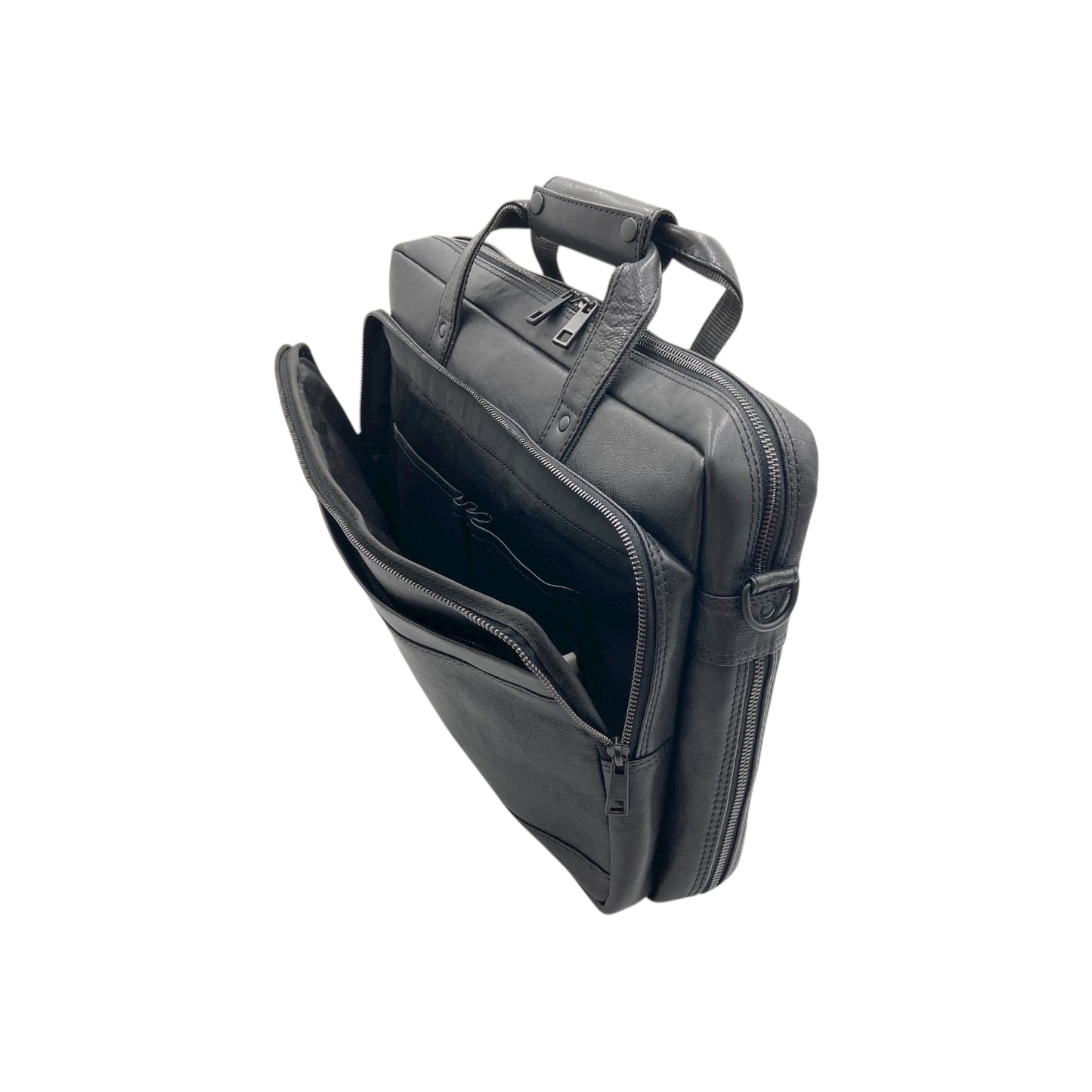 City Expandable Classic VIP Leather Laptop Bag # 2868