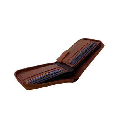 Fullzip leather mens Wallet #1426Z