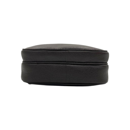 Hand Pouch, Wash Bag, Toiletry, Genuine Leather # 2295H