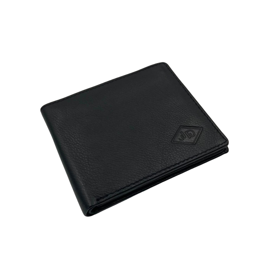 Mens Genuine Leather Mens wallet Leather Lined Bi fold Wallet For Men # JD 1820