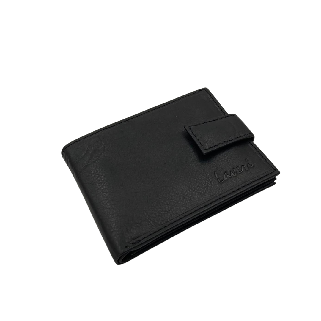 Mens Genuine Leather Mens wallet Leather Lined Bi fold Wallet For Men # 1981L