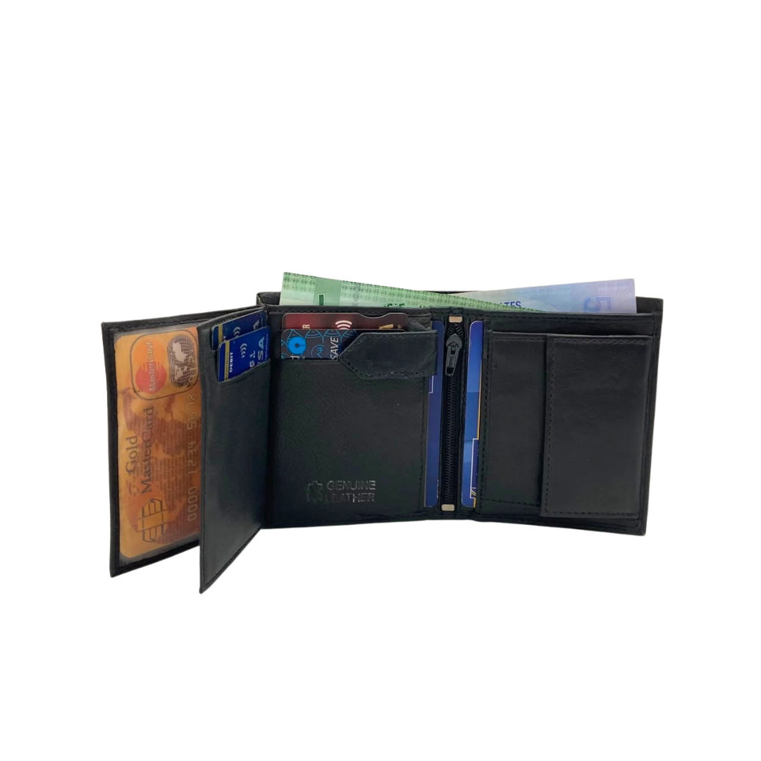 Standing Mens Collection Bi-Fold Wallet # 663