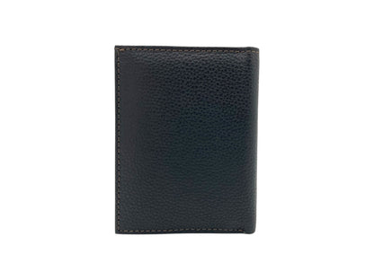 Slim Bifold Inside Button Card & Cash Wallet # RFID 1977BL