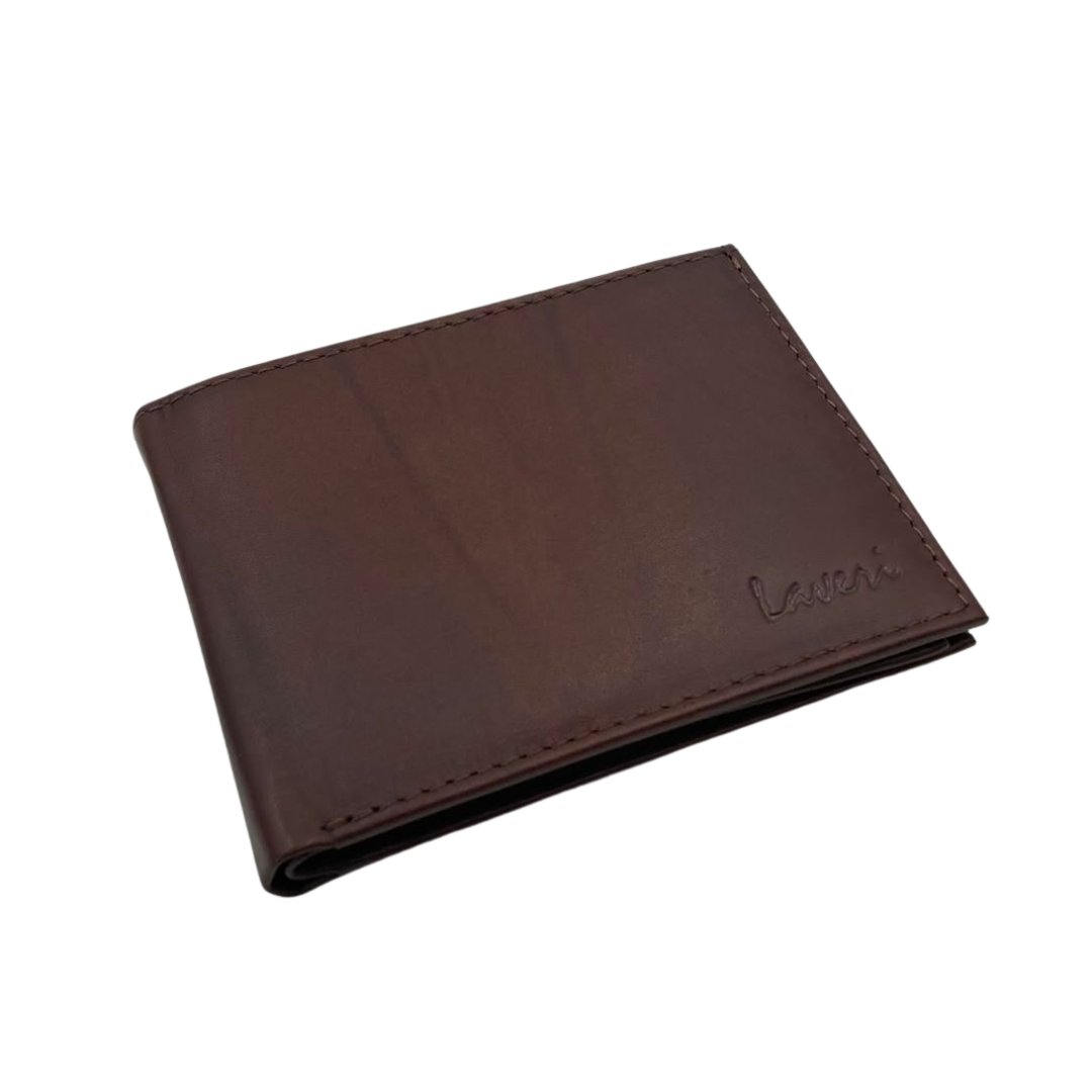 Antq, Smooth Leather Wallet With Inside Leather Lining  # 1699