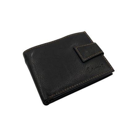 Antq, Smooth Leather Wallet With Inside Leather Lining # 1005L