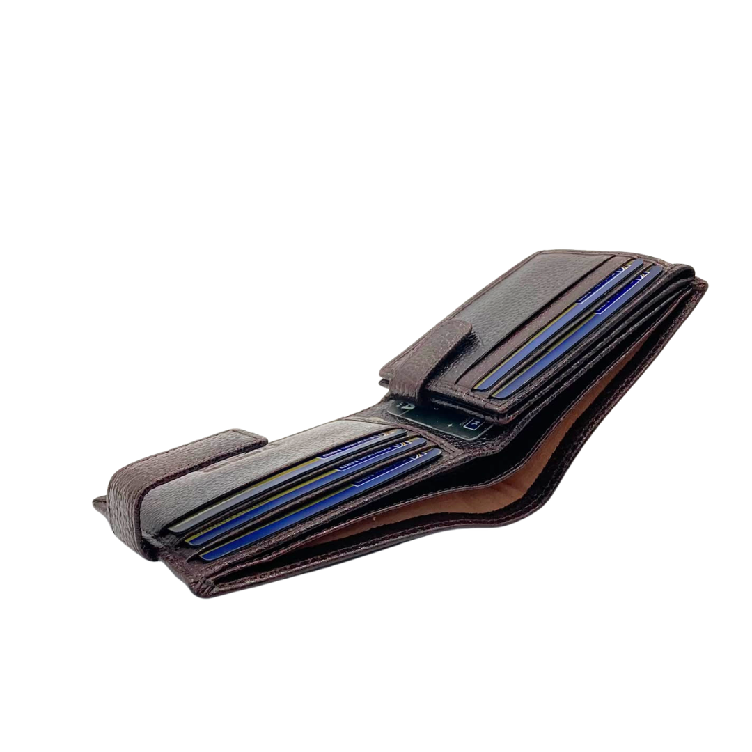 Pebble Texture 8 Card Billfold Wallet # 1426L