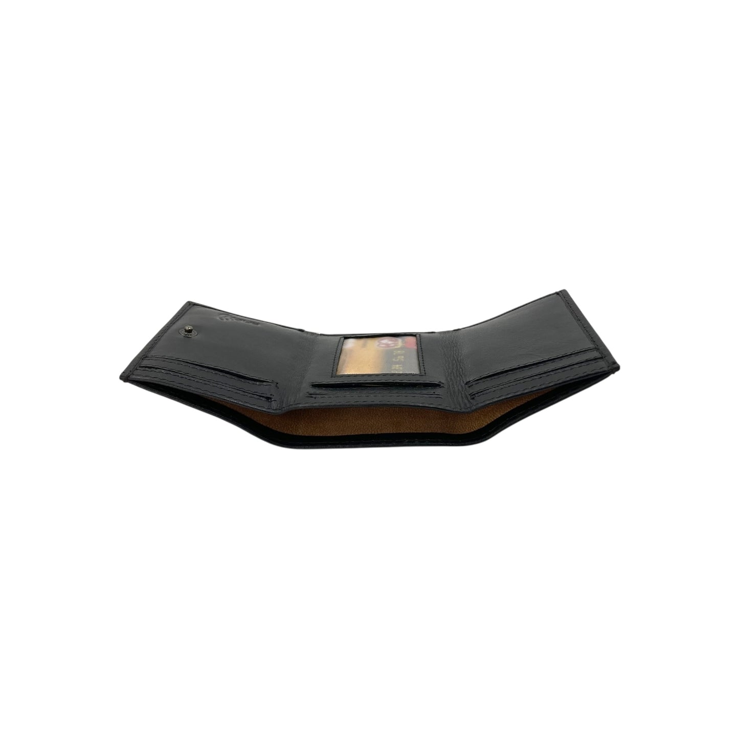 RFID Compact Trifold Cards & Cash Wallet #  1891 Button