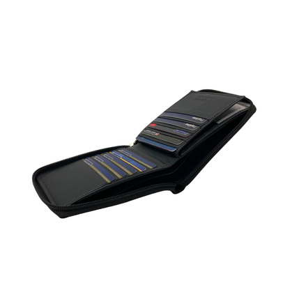 Fullzip leather mens Wallet #1890Z